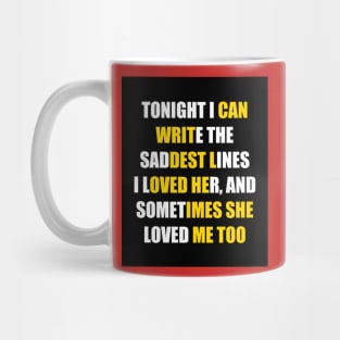 quote sadness Mug